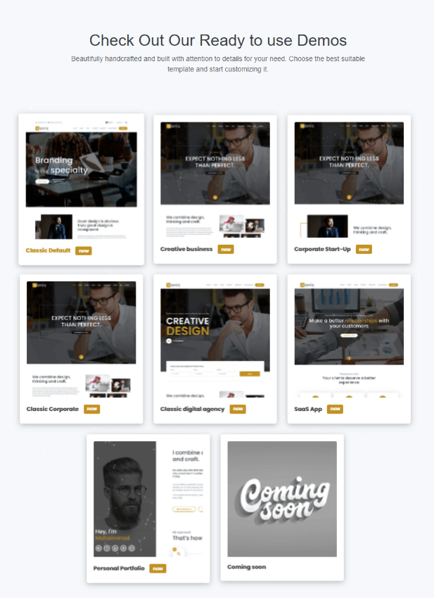 Iconic - Creative Multipurpose Corporate and Portfolio HTML5 Website Template